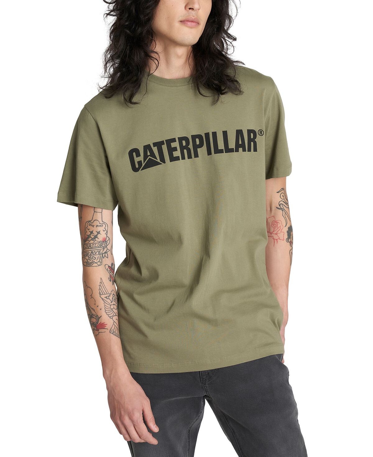 

Мужская футболка с логотипом Caterpillar