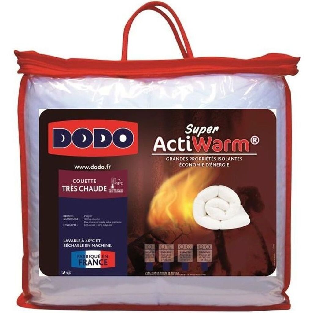 

Одеяло DODO очень жаркое 450г/м² SUPER ACTIWARM 240х260 см белое