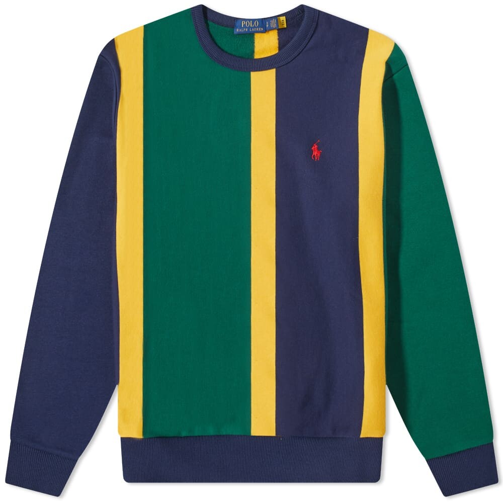 

Толстовка Polo Ralph Lauren Vertical Stripe Crew Sweat, Зеленый