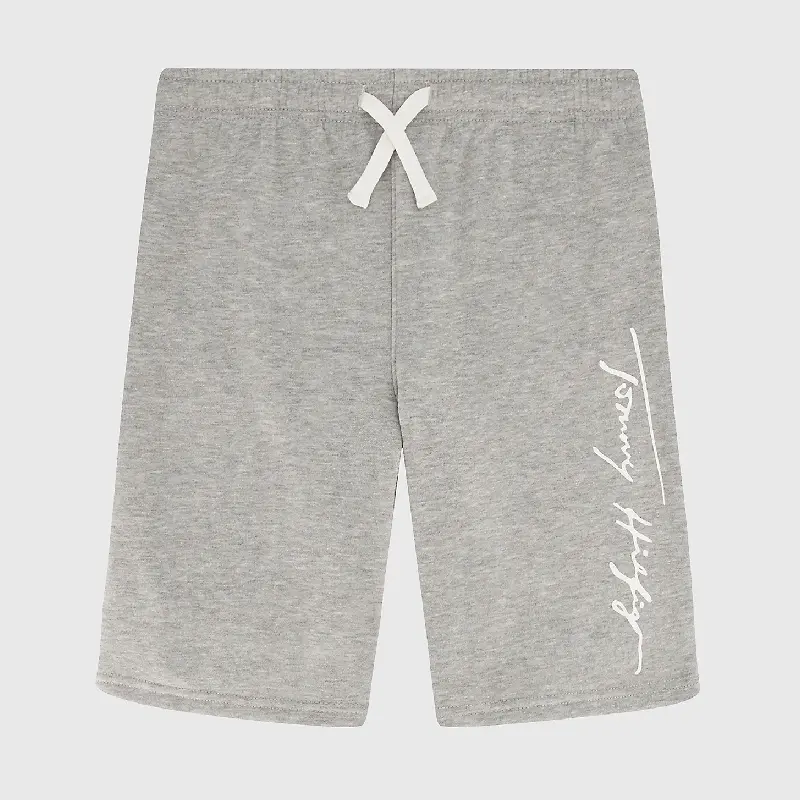

Шорты Tommy Hilfiger Big Kids' Signature Knit, серый