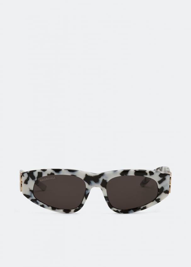 Солнечные очки BALENCIAGA Dynasty D-Frame sunglasses, черный солнцезащитные очки zara metal frame черный