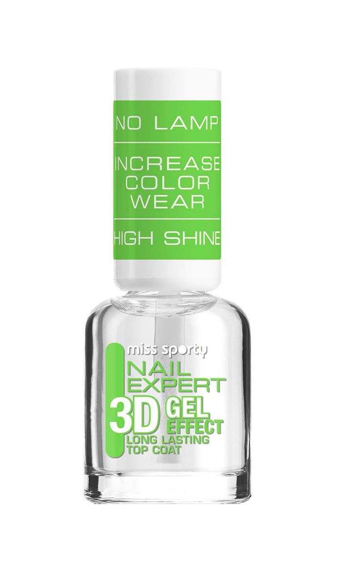 Miss Sporty Лак Nail Expert 3D Gel Effect укрепляющий 8мл