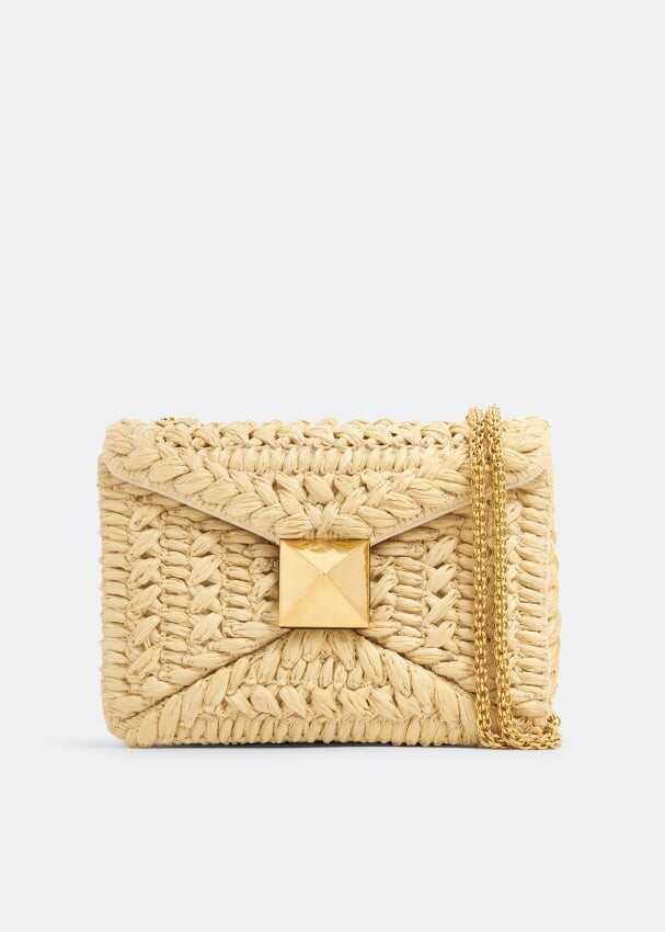 

Сумка VALENTINO GARAVANI One Stud chain bag, бежевый