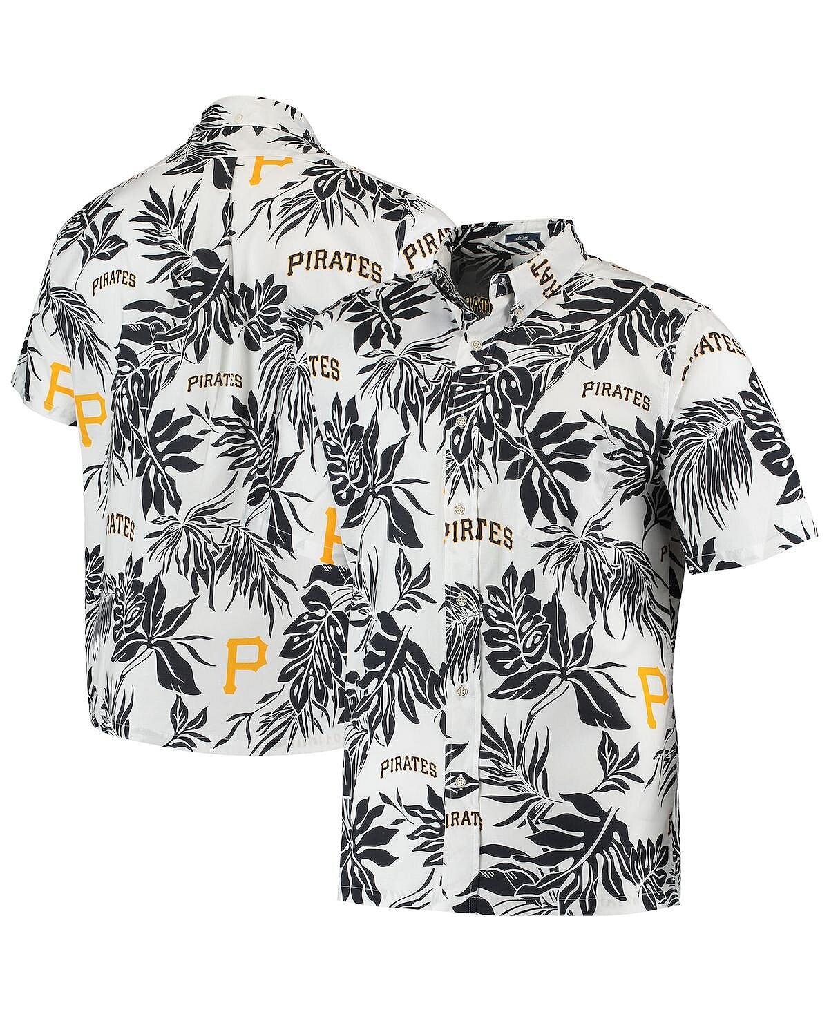 

Мужская белая рубашка на пуговицах pittsburgh pirates aloha Reyn Spooner, белый