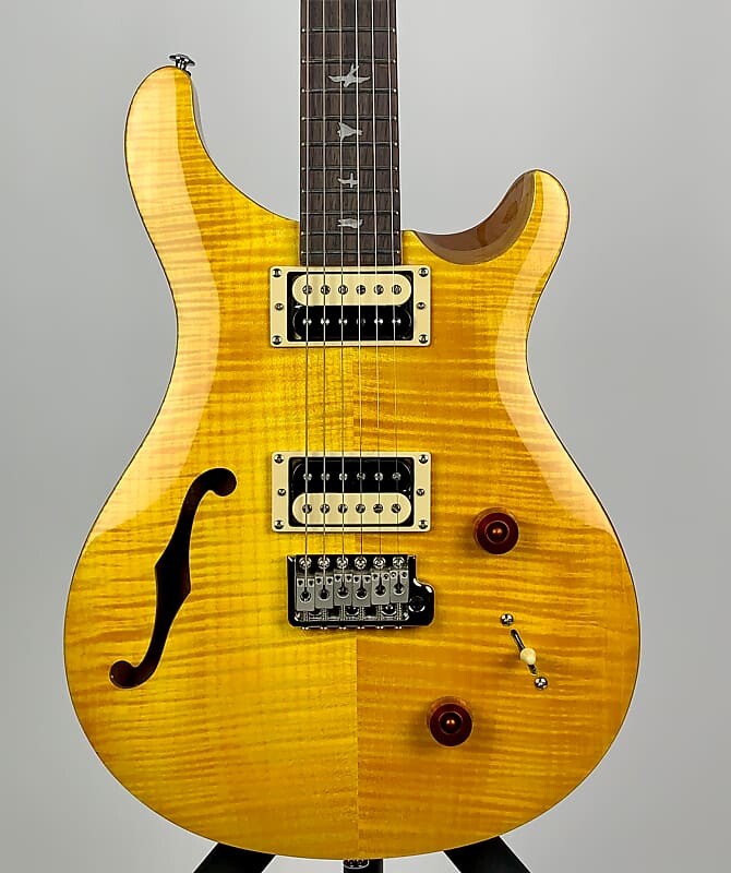 

PRS SE Custom 22 Semi-Hollow Santana Yellow