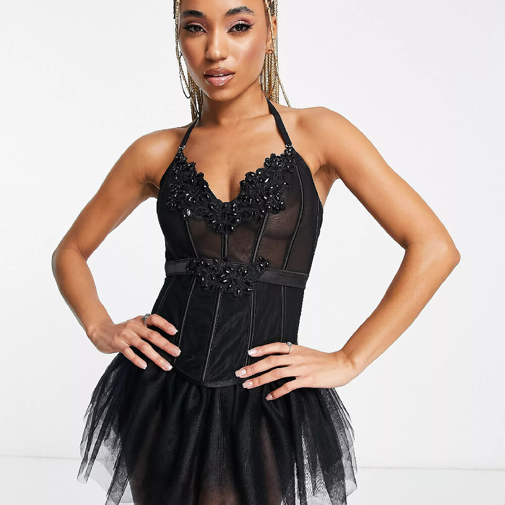 

Топ Ann Summers Elvira, черный