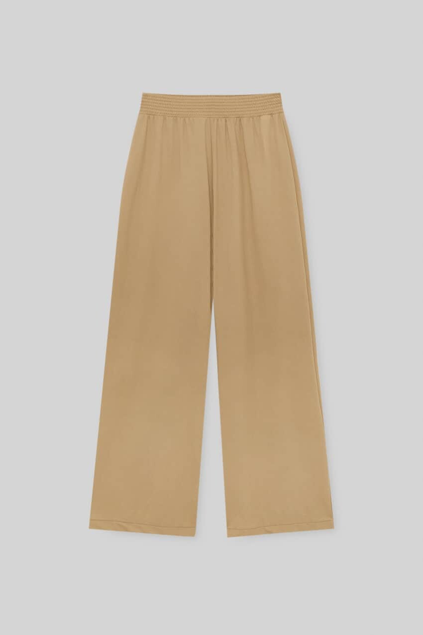

Базовые брюки-кюлоты Pull&Bear, бежевый