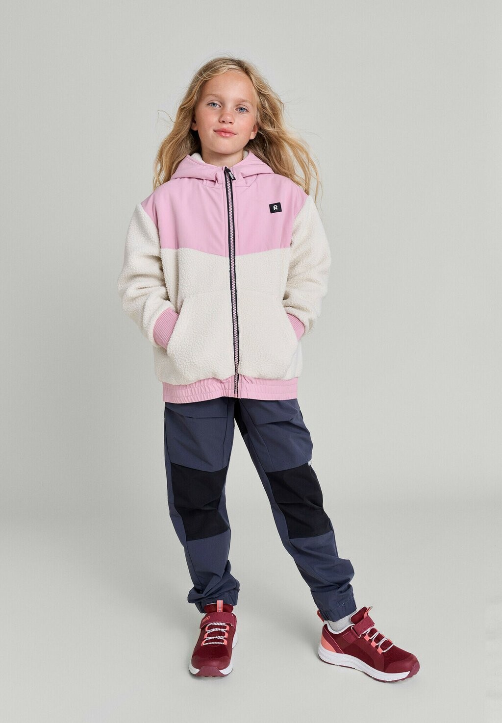 

Флисовая куртка SAMOTA Reima, цвет grey pink