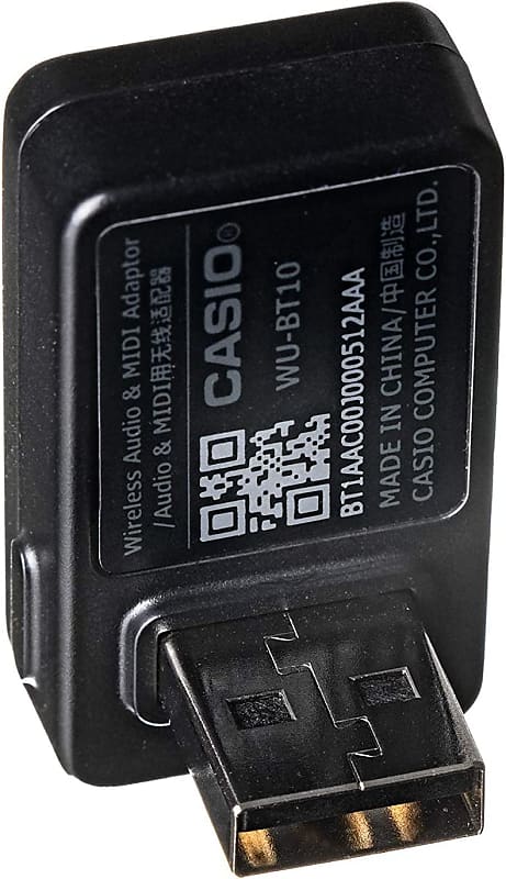 Bluetooth-MIDI-аудиоадаптер Casio WU-BT10 WU-BT10 Bluetooth MIDI Audio Adapter casio беспроводной bluetooth midi аудиоадаптер casio wu bt10 casio wireless bluetooth midi audio adapter wu bt10