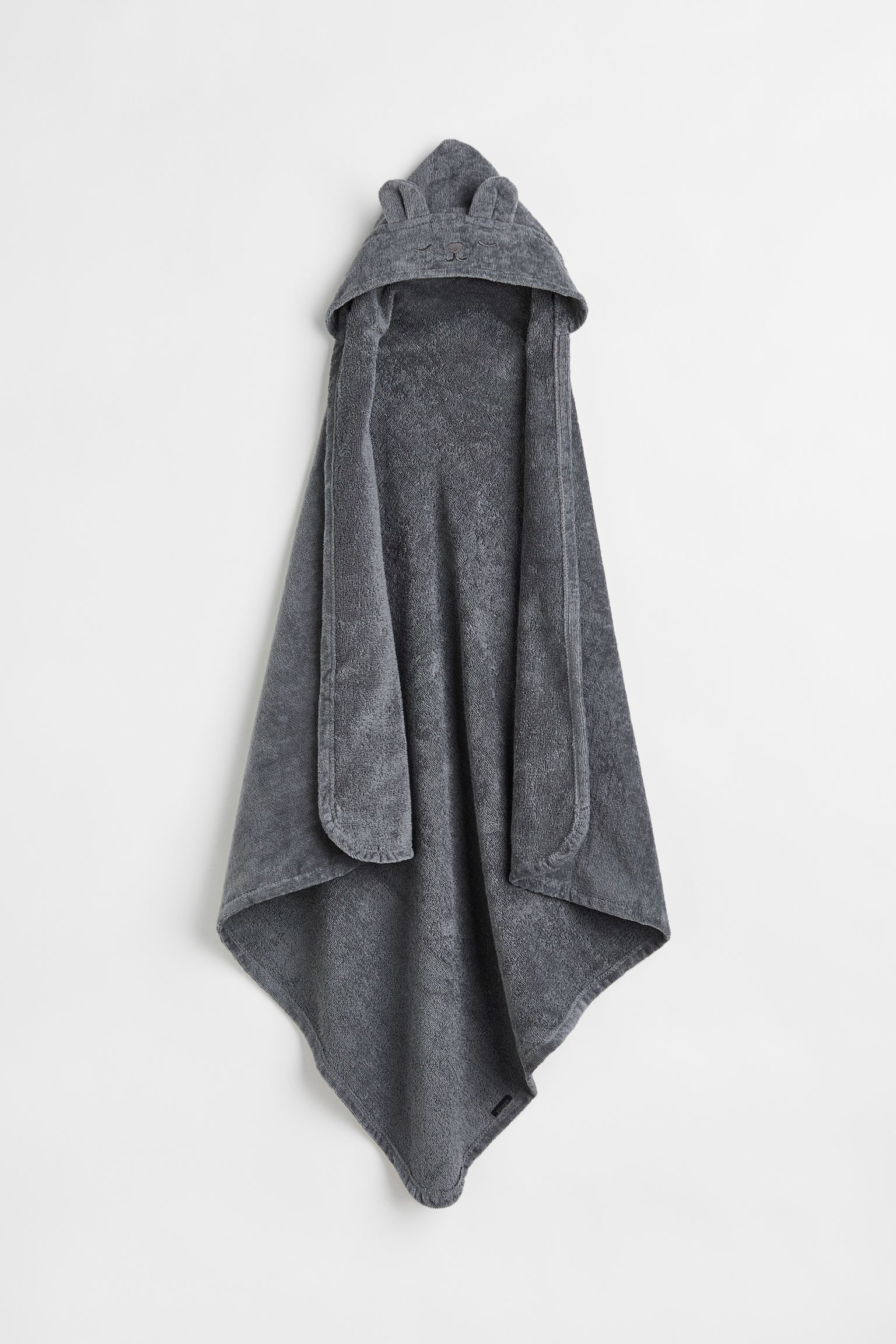 Банное полотенце H&M Home Hooded Bear, темно-серый полотенца dinosti полотенце махровое с вышивкой 70х40 см