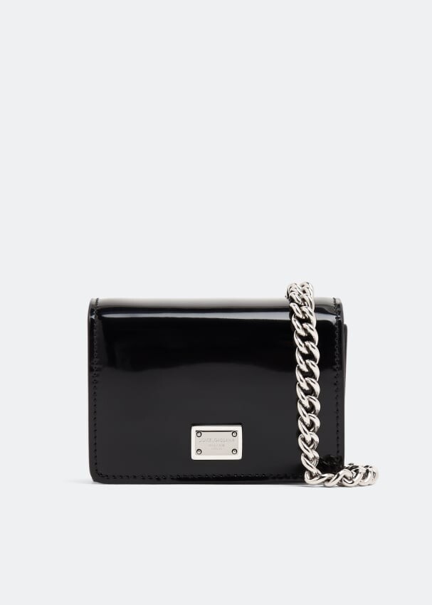 

Сумка кросс-боди DOLCE&GABBANA Logo plaque crossbody bag, черный