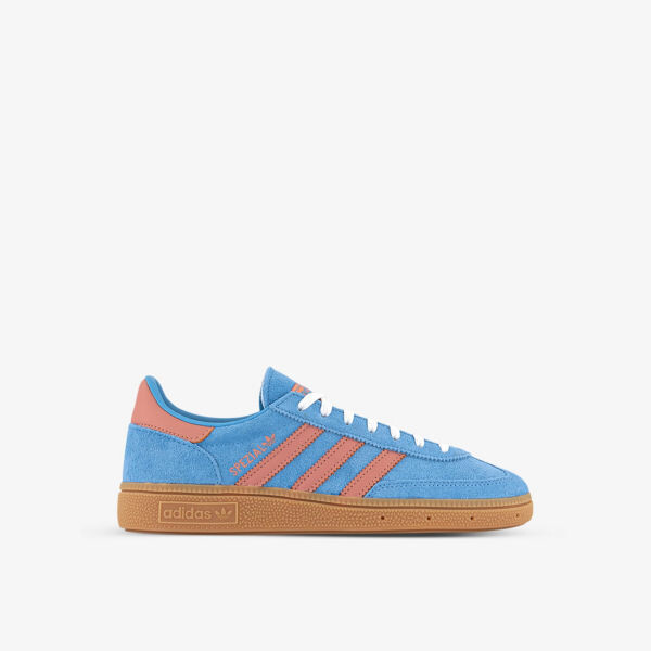 

Замшевые кроссовки Handball Spezial с низким берцем Adidas, синий