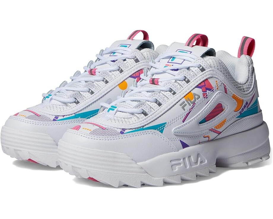 

Кроссовки Fila Disruptor II Premium, цвет White/Bubblegum/Scuba Blue