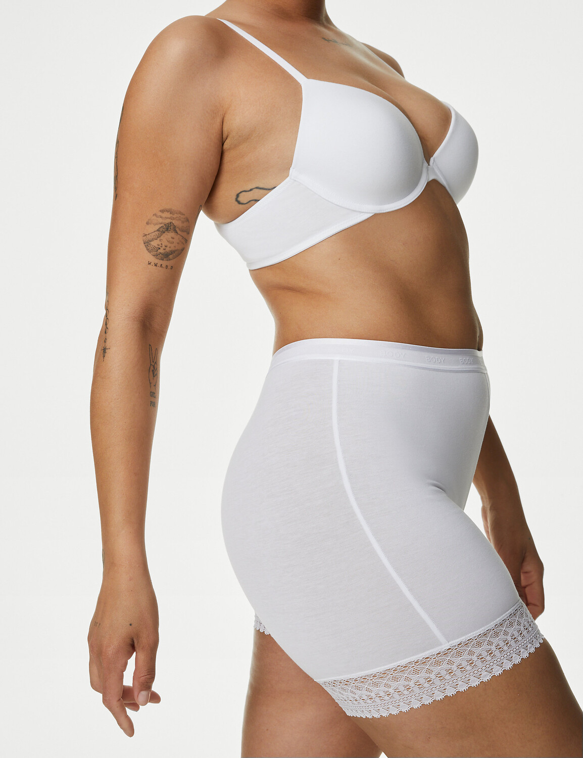 

Хлопок и велосипедные шорты Cool Comfort Body, белый