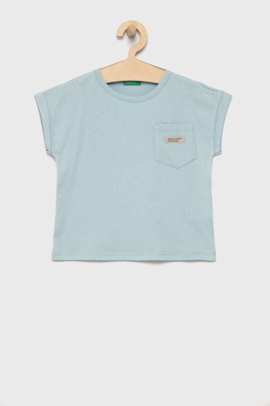 

Хлопковая футболка для детей United Colors of Benetton, синий