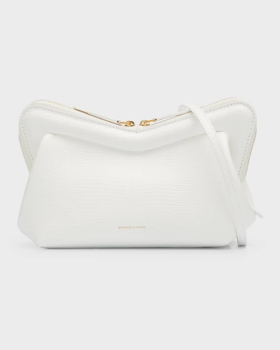 

Сумка через плечо Frame Mini с тиснением под ящерицу Mansur Gavriel