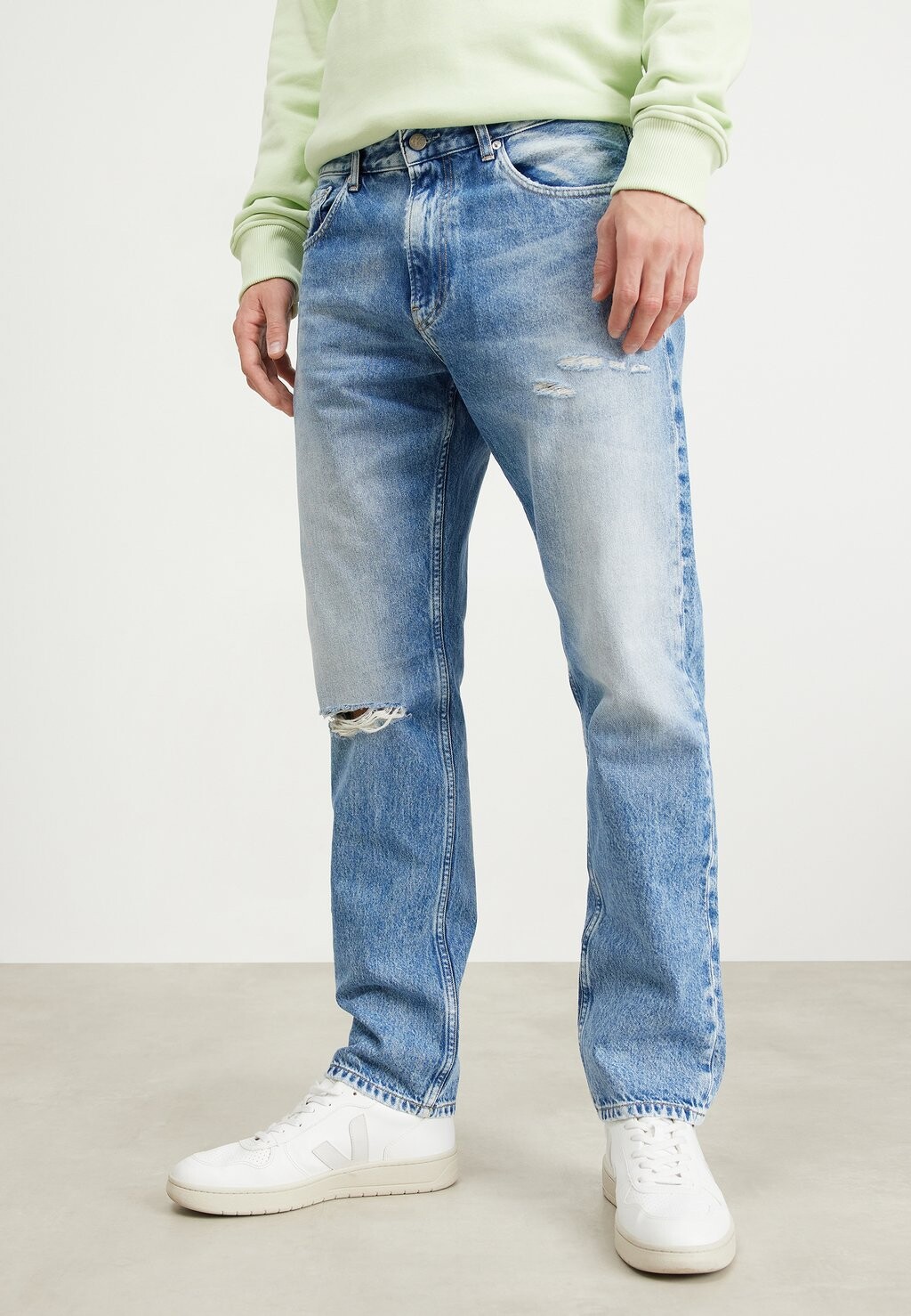 

Джинсы-сигареты Authentic Straight Calvin Klein Jeans, цвет denim light