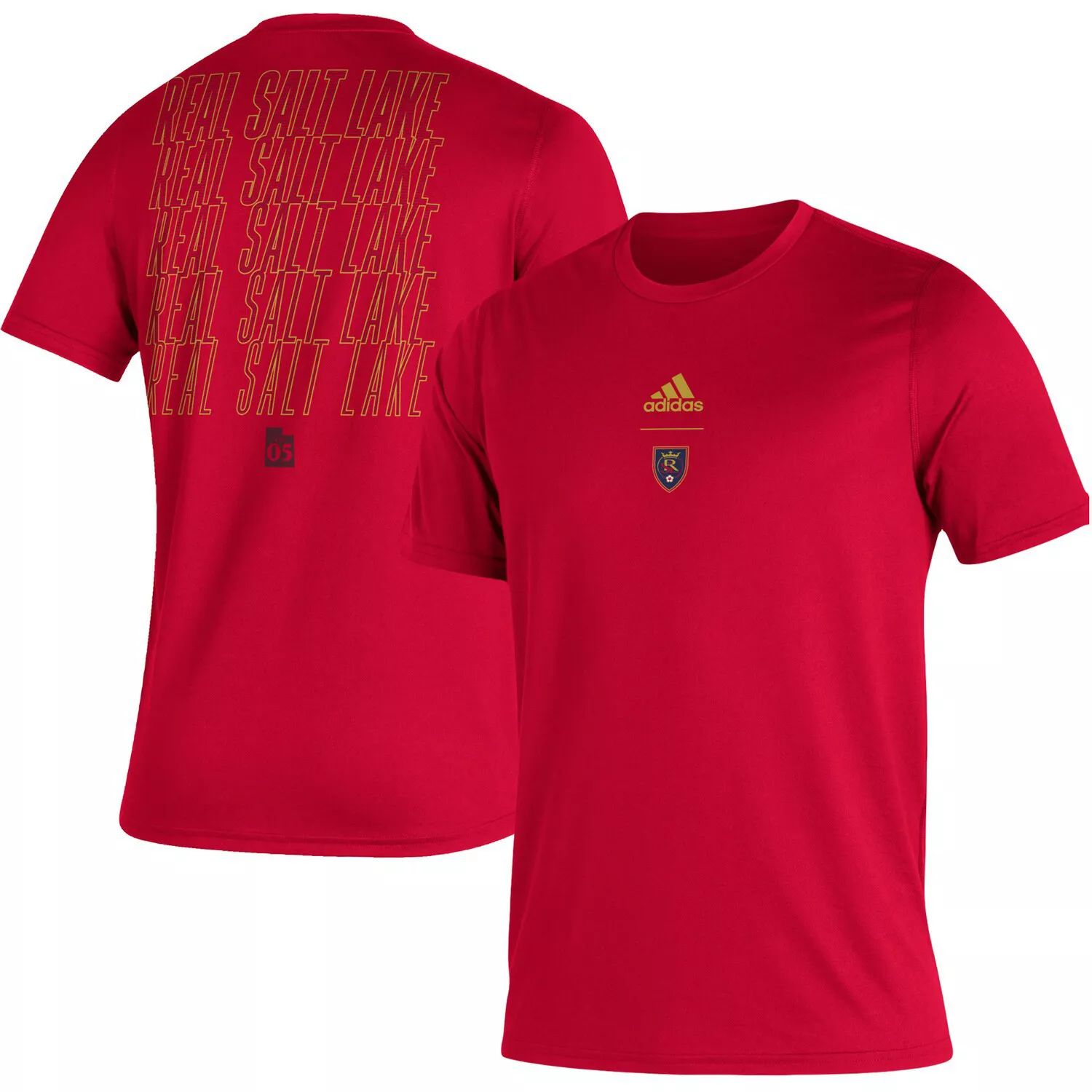 

Мужская красная футболка adidas Creator Club Real Salt Lake