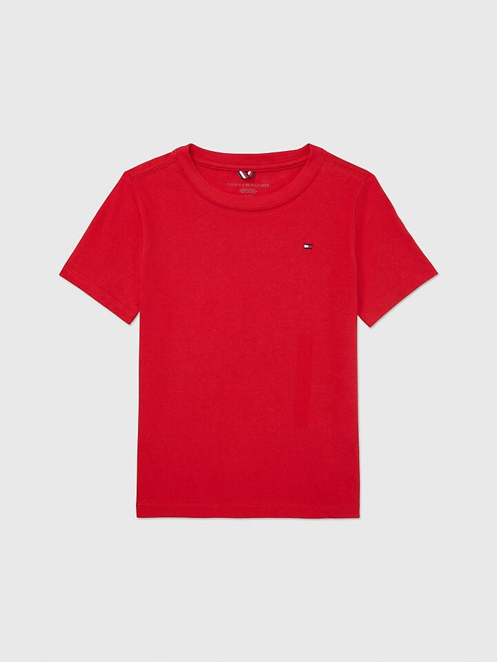 

Детская однотонная футболка Tommy Hilfiger