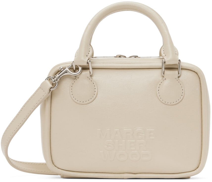 

Beige Mini Piping Bag Marge Sherwood