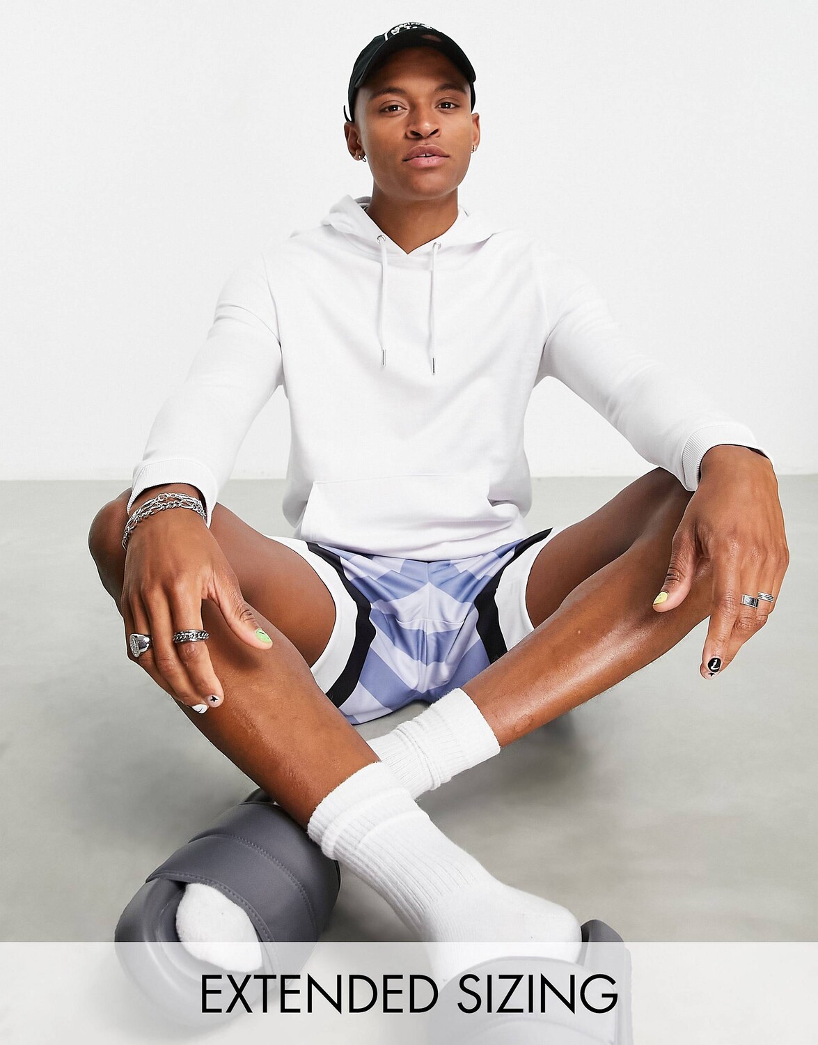 

Худи белого цвета ASOS DESIGN, Белый