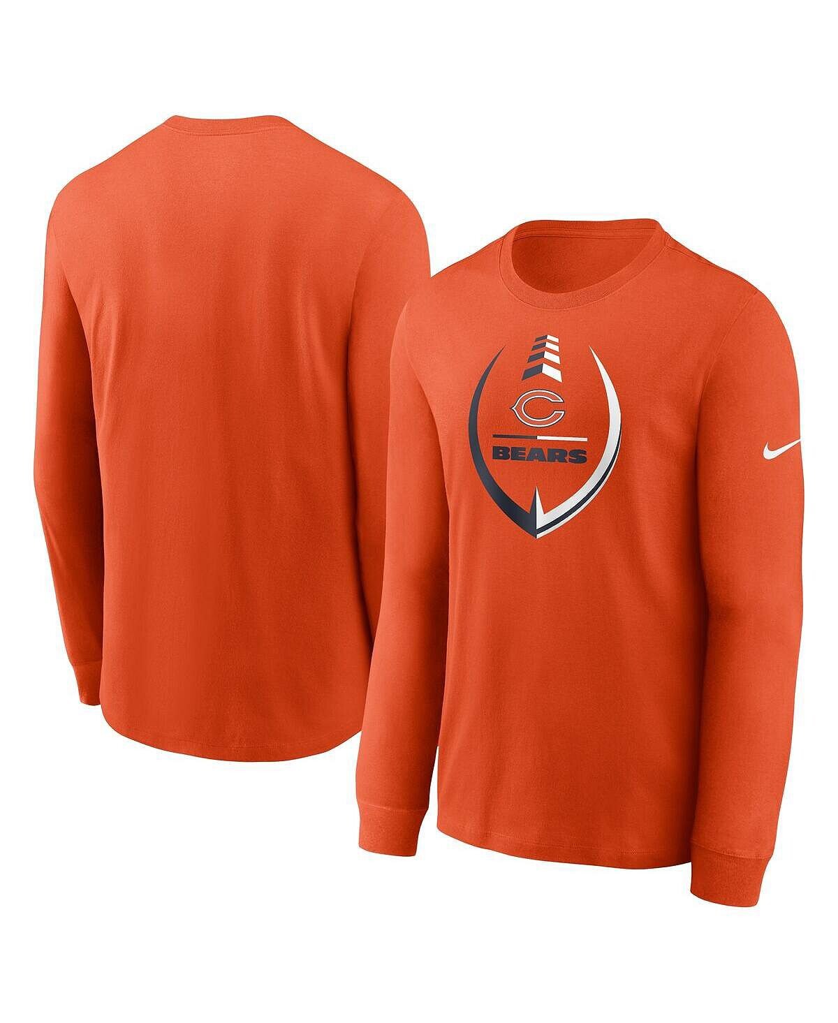 

Мужская оранжевая футболка с длинным рукавом chicago bears icon legend Nike
