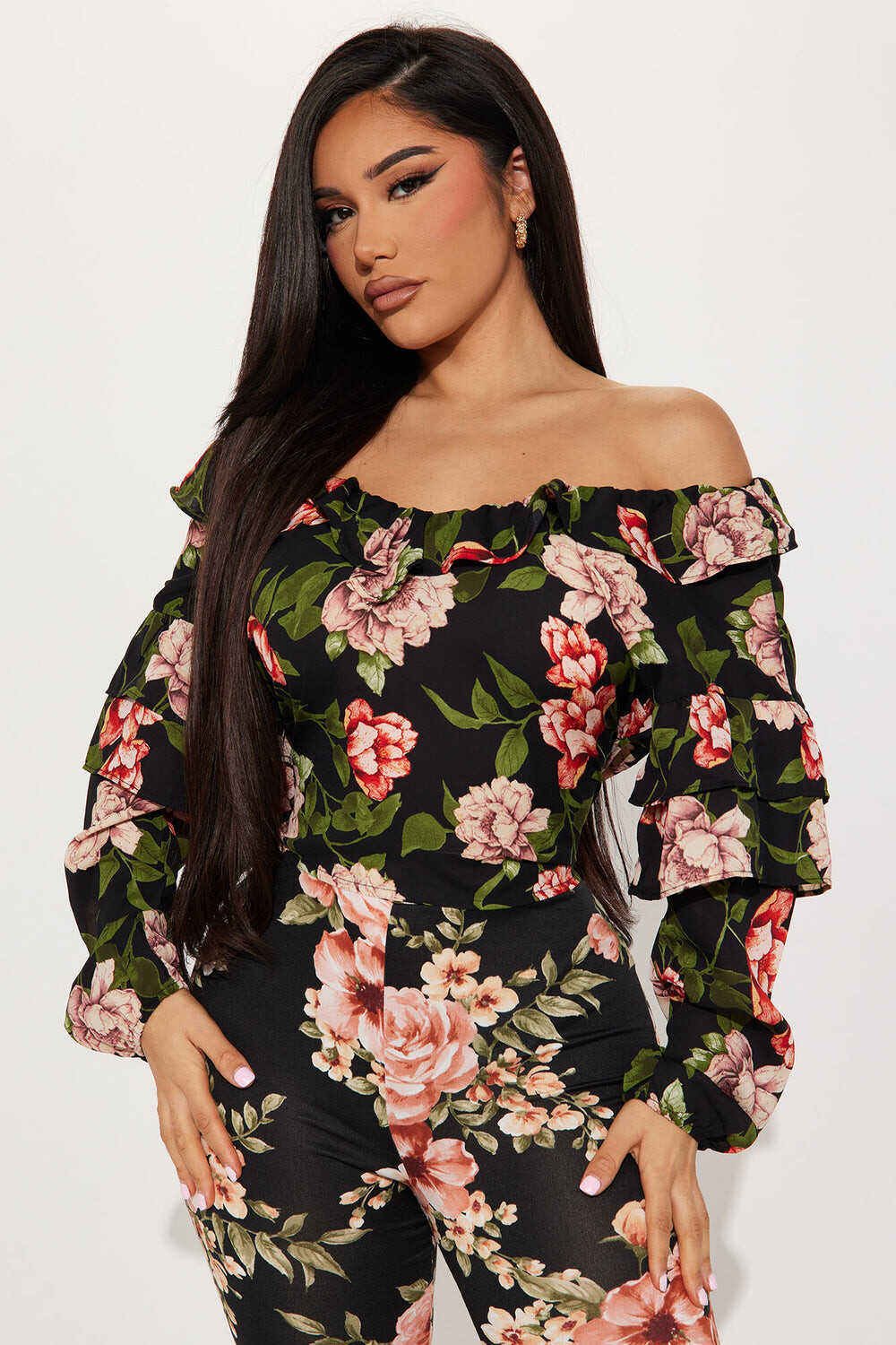 

Блузка Fashion Nova WT33230LP, черный