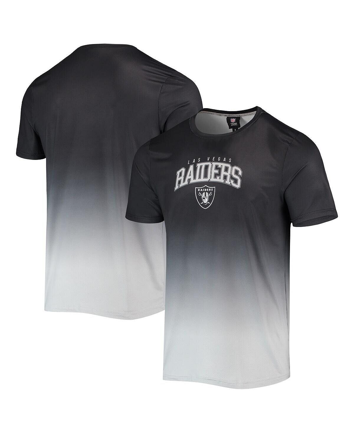 

Мужская черная, серебристая плавательная рубашка las vegas raiders gradient rash guard FOCO, мульти