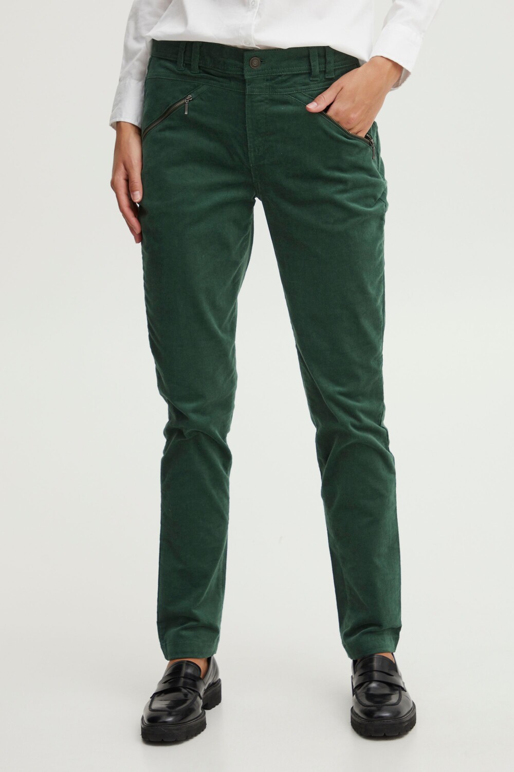 

Брюки Fransa Stoffhose FRTEAN PA 1 FL 20611193, зеленый