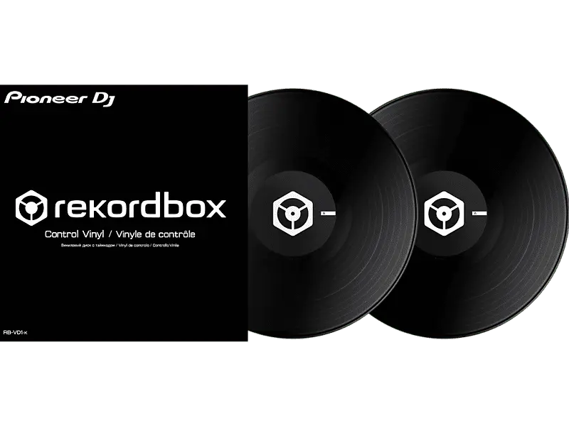 

Pioneer RB-VD1-K Pair Black DVS Control Vinyl для rekordbox DJ