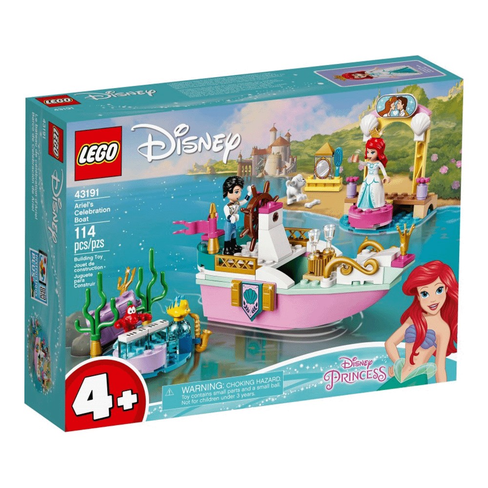 Конструктор LEGO Disney Princess 43191 Праздничный корабль Ариэль disney princess комфи ариэль