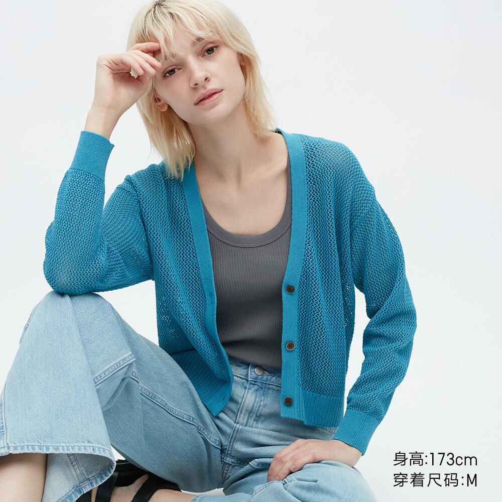 

Кардиган Uniqlo, синий