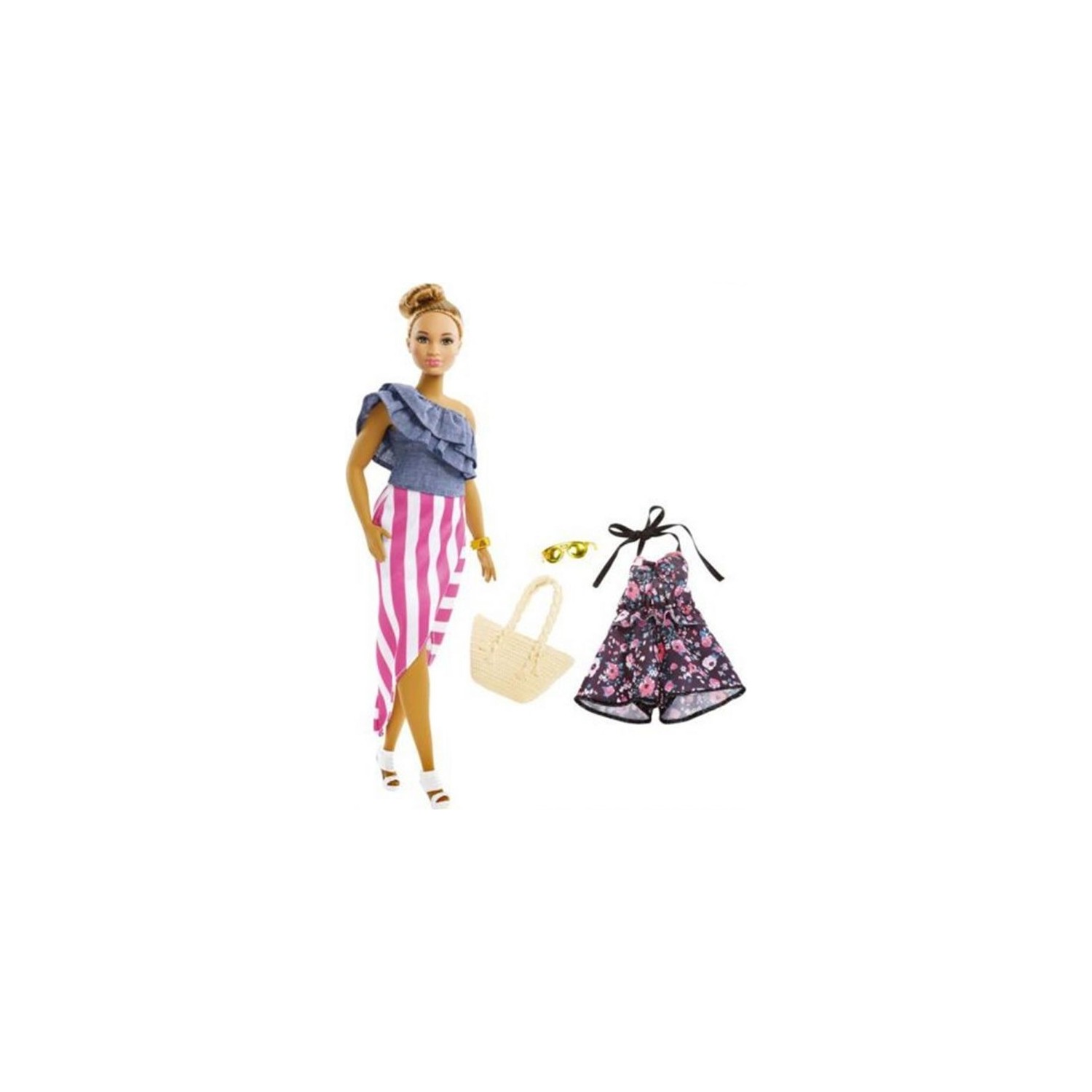 Кукла Barbie Fashionistas набор кукол монстер хай дьюс горгон и гил веббер mattel