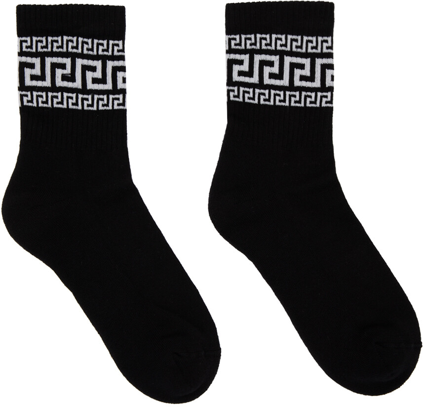 

Черные спортивные носки Greca Versace