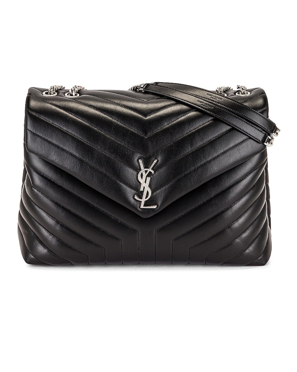 

Сумка Saint Laurent Large Loulou Chain, цвет Nero & Nero