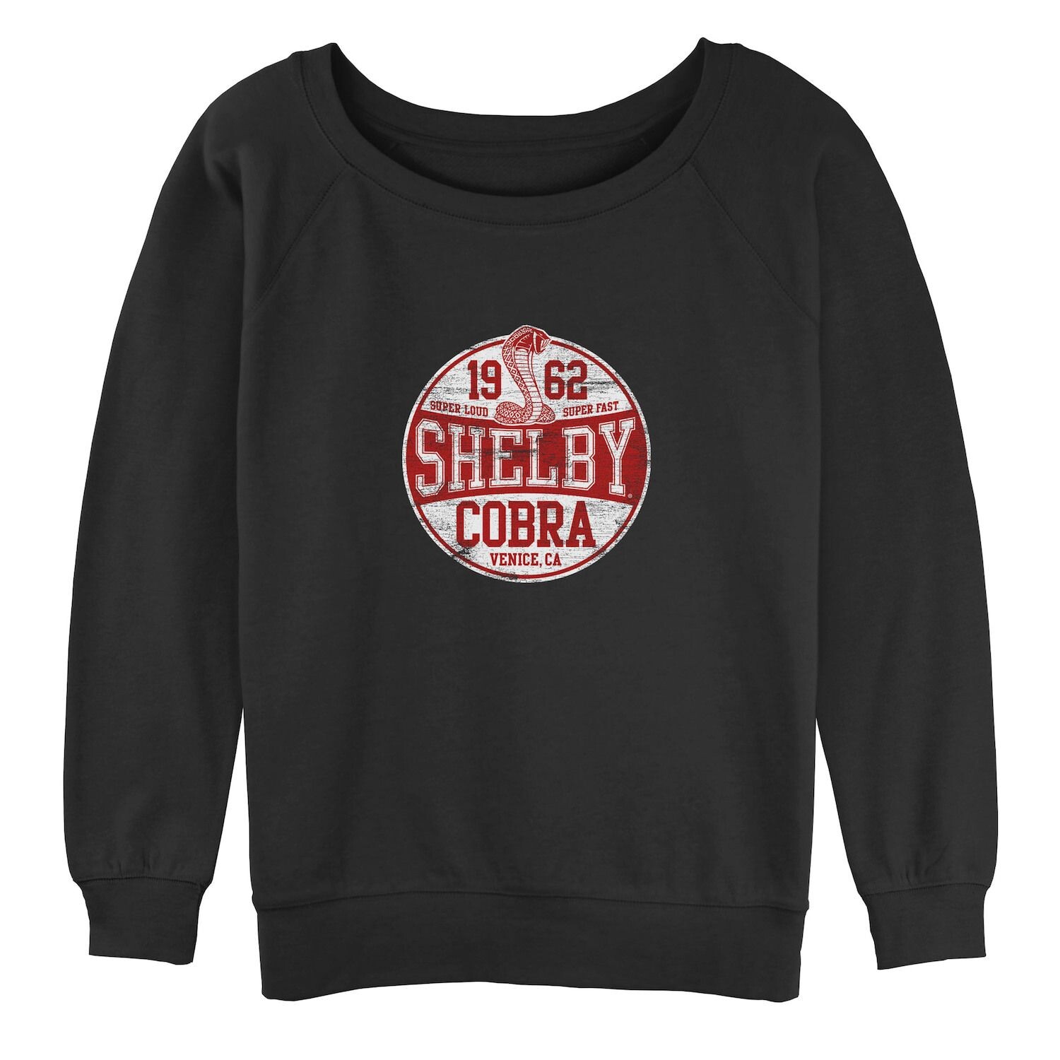 

Толстовка с напуском и рисунком для юниоров Shelby Cobra Venice California Est 1962 Licensed Character