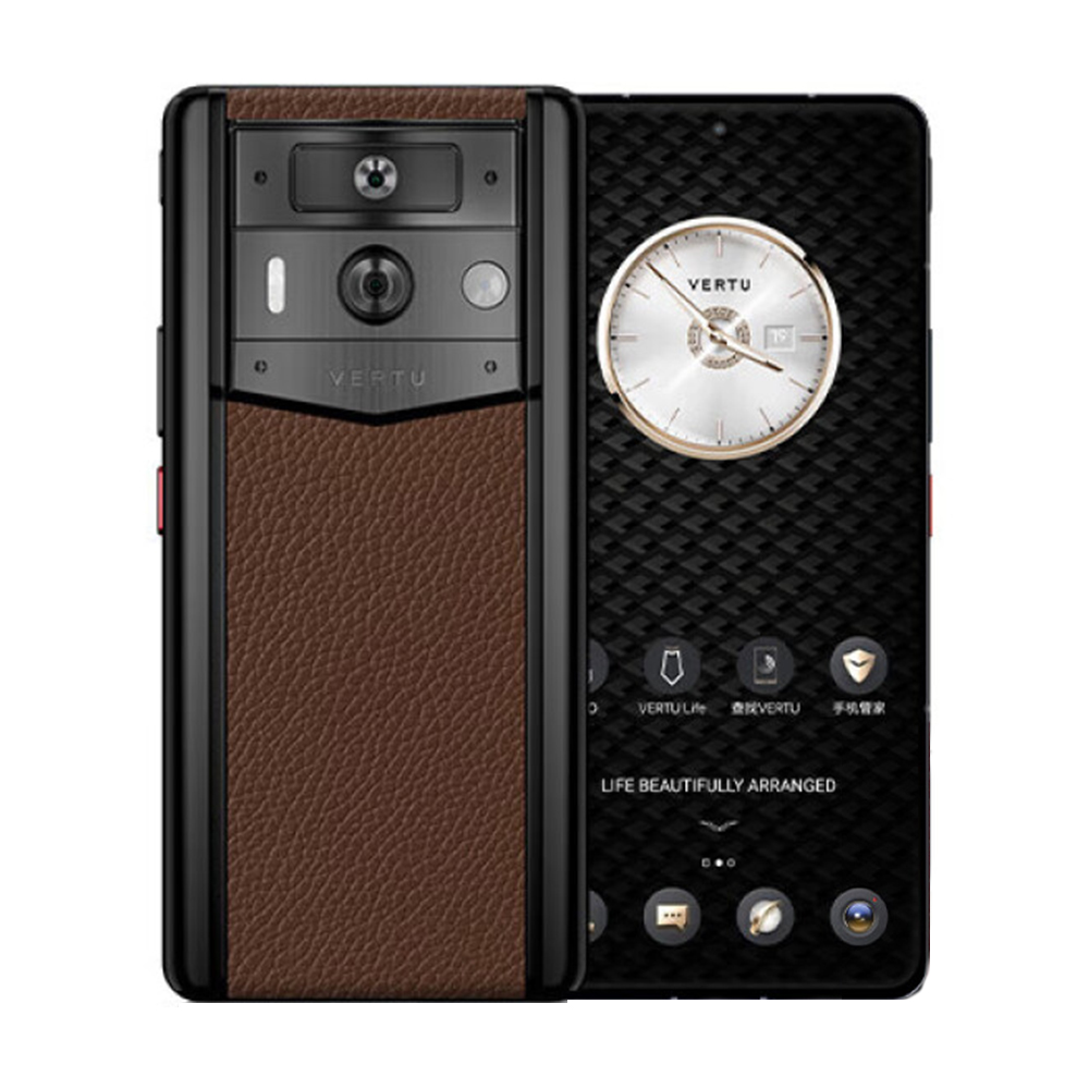 Смартфон Vertu Metavertu 2 Calfskin, 12 ГБ/1 ТБ, 2 Nano-SIM,  черный/коричневый