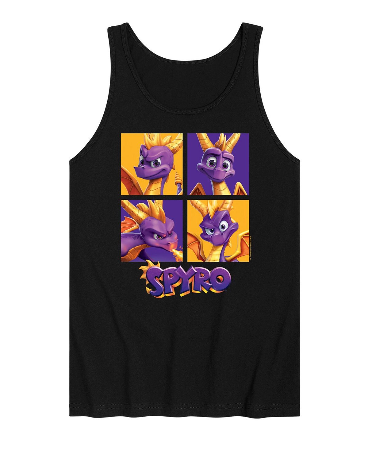 

Мужская майка spyro blocks AIRWAVES, черный