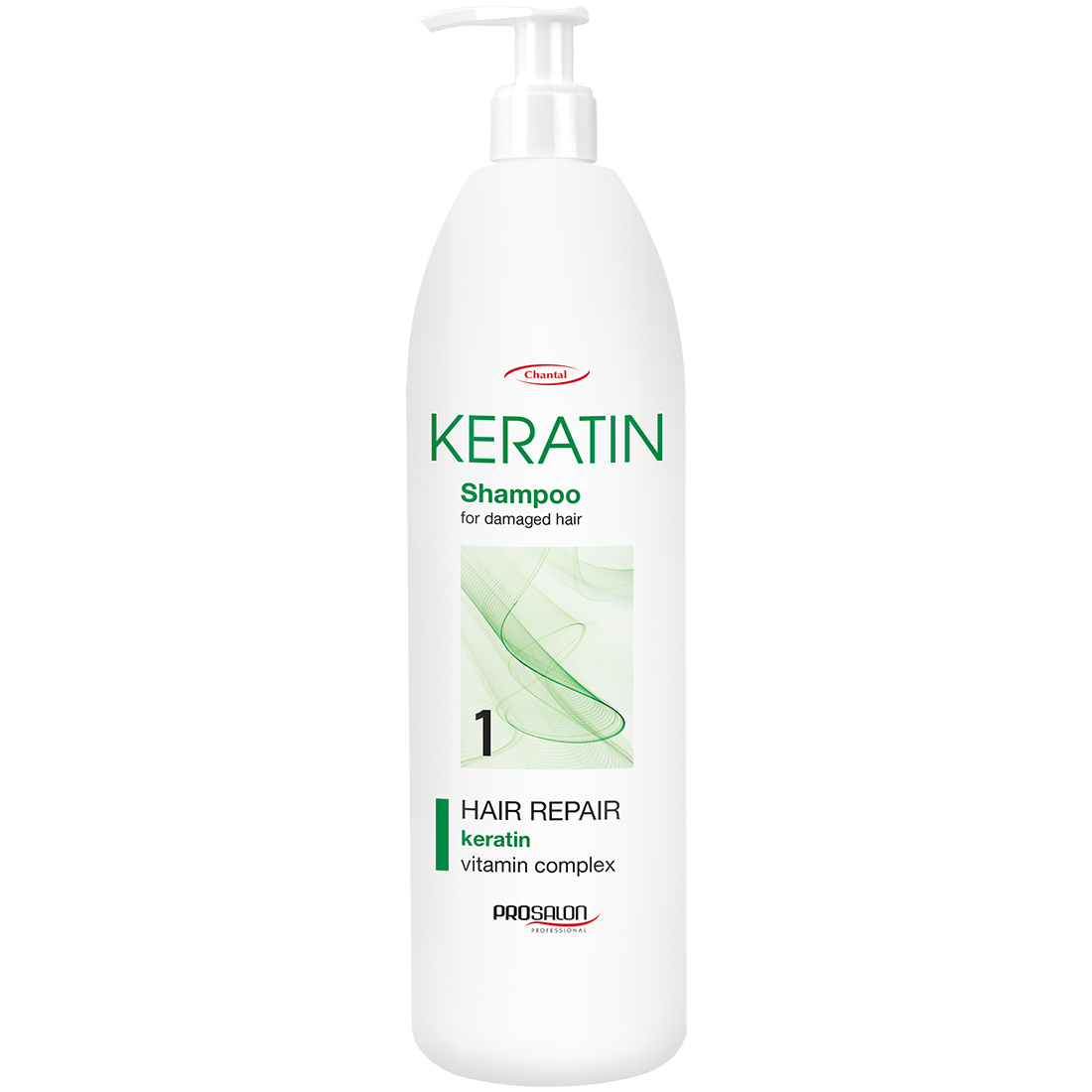 Prosalon Keratin укрепляющий шампунь для волос, 1000 мл rr line шампунь для волос keratin star restructuring укрепляющий 1000 мл
