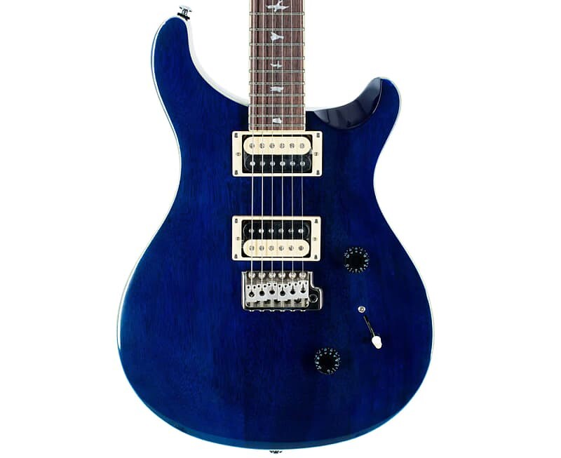 

Электрогитара PRS SE Standard 24 в синем цвете PRS SE 24 Electric Guitar in Trans