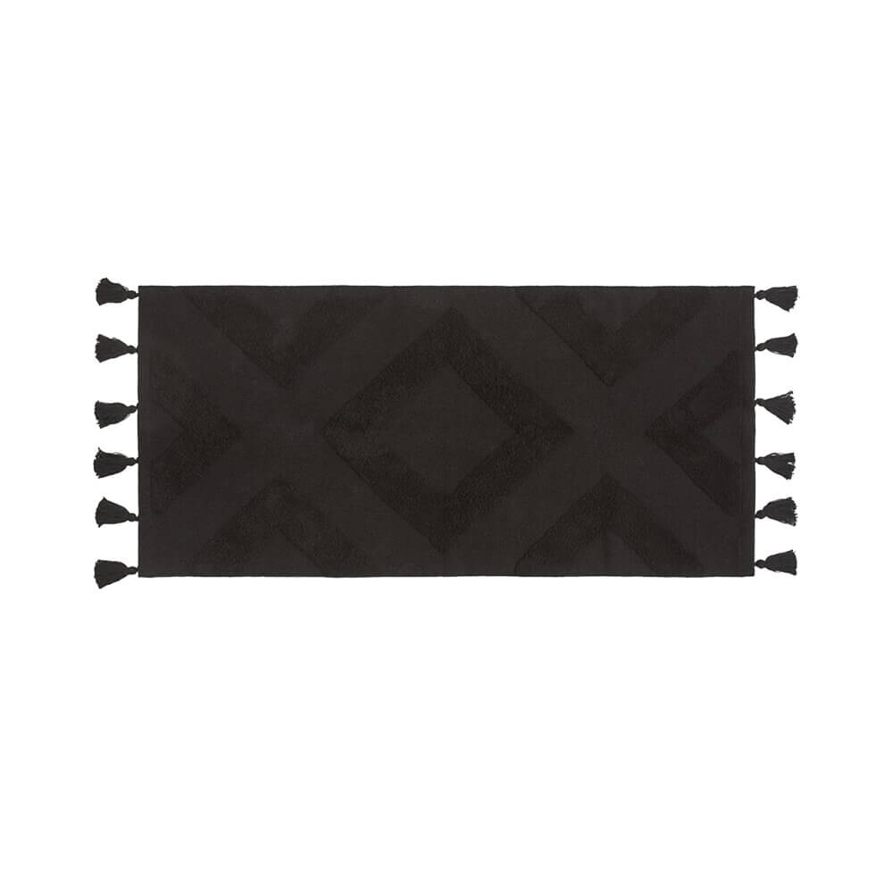 

Коврик H&M Home With Tassels, черный