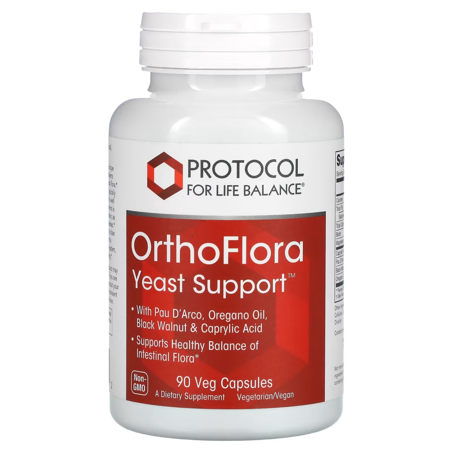 

Protocol for Life Balance OrthoFlora Yeast Support поддержка здоровой кишечной флоры, 90 вегетарианских капсул