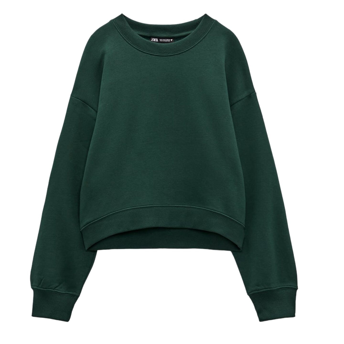 

Толстовка Zara Plush, зеленый