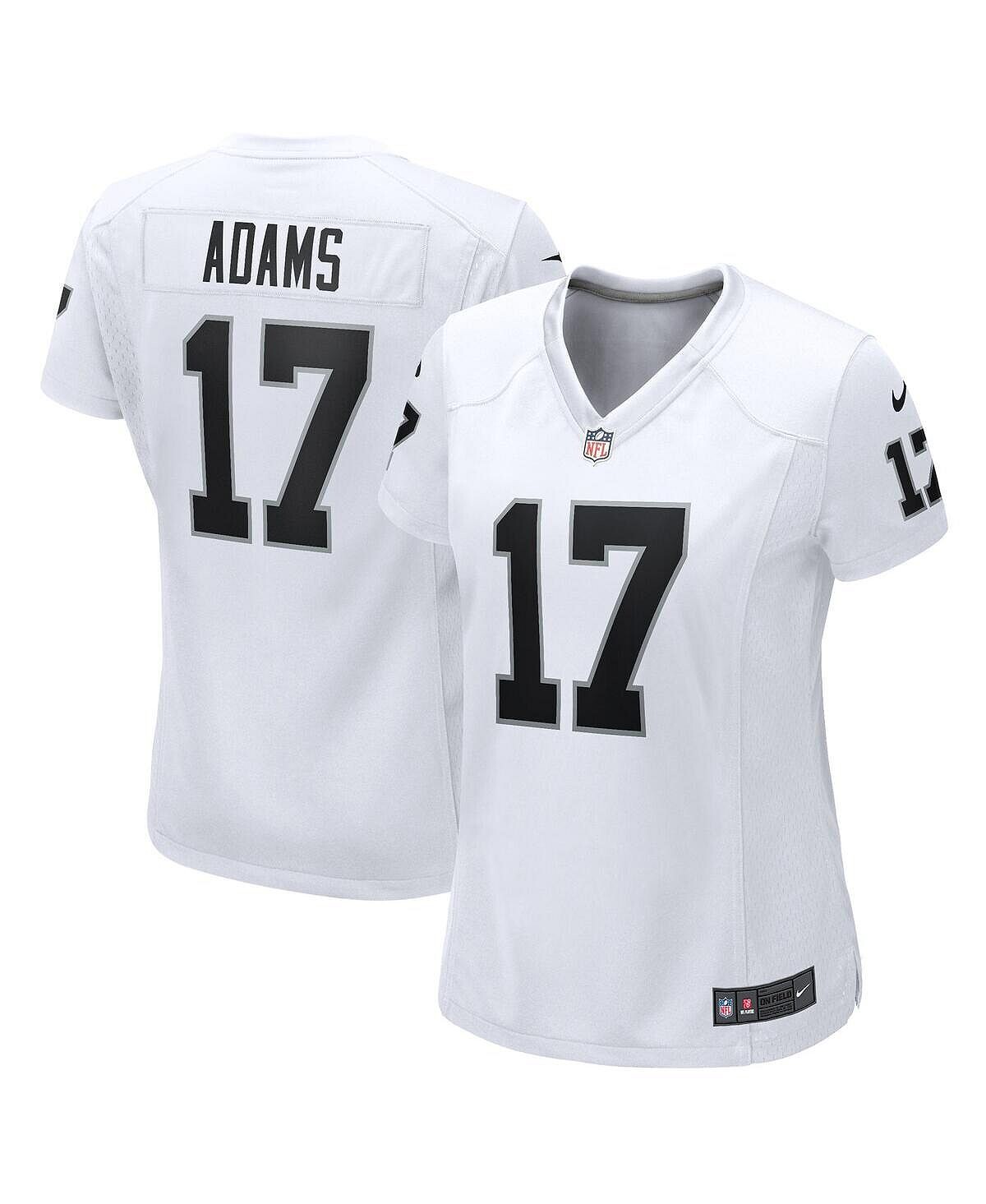 

Женское белое джерси davante adams las vegas raiders game Nike, белый