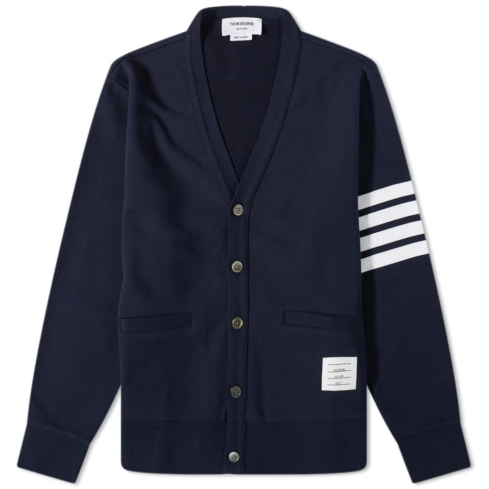 

Джемпер Thom Browne Jersey 4 Bar Cardigan, Черный