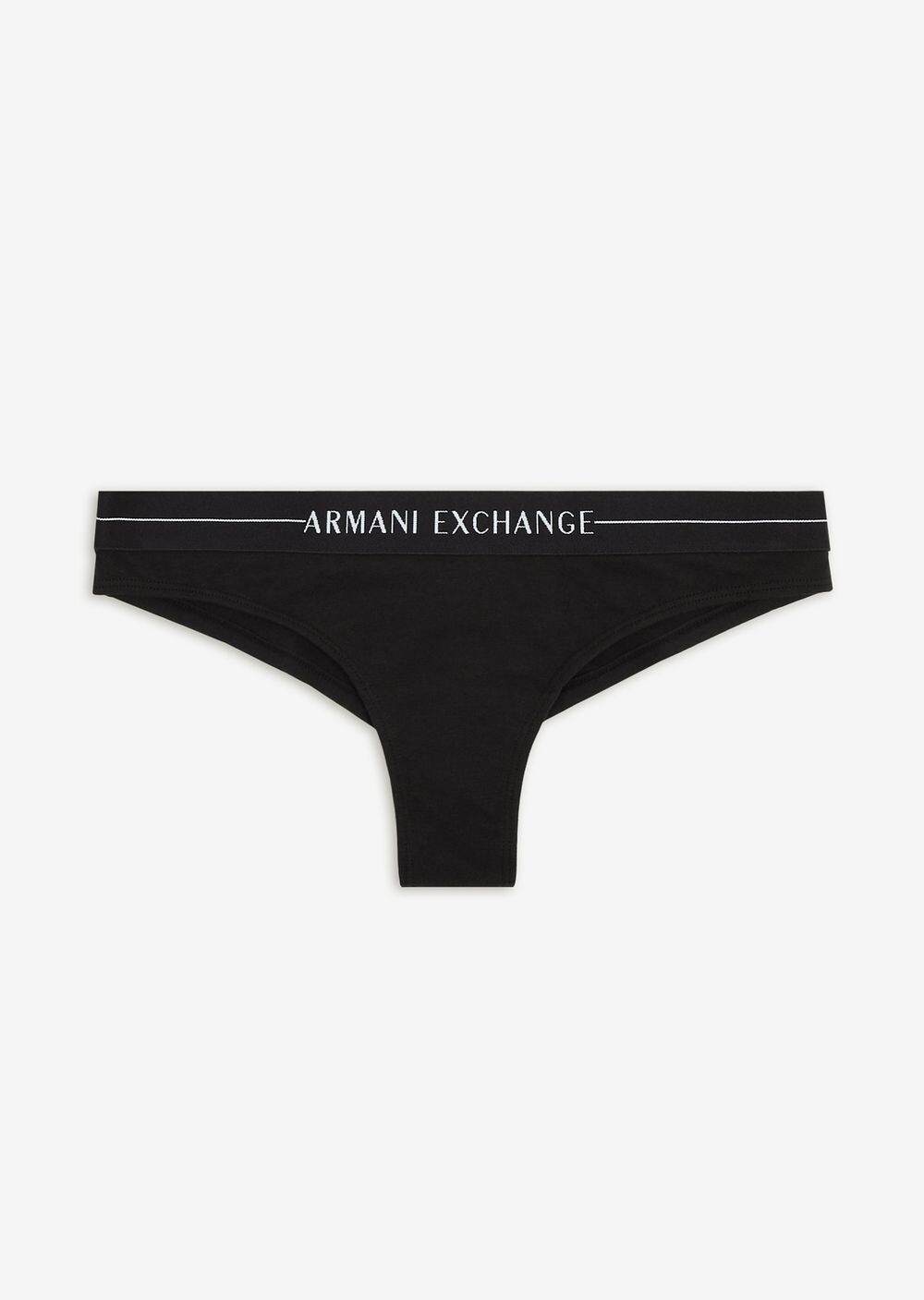 

Трусы-брифы из эластичного хлопка с логотипом Icon Armani Exchange, черный