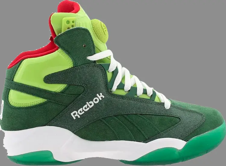 

Кроссовки shaq attaq 'ghost of christmas present' Reebok, зеленый