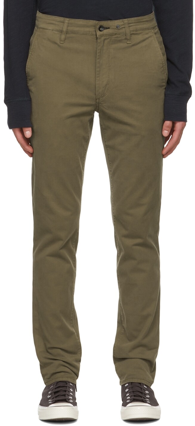 

Зеленые брюки Fit 2 rag & bone
