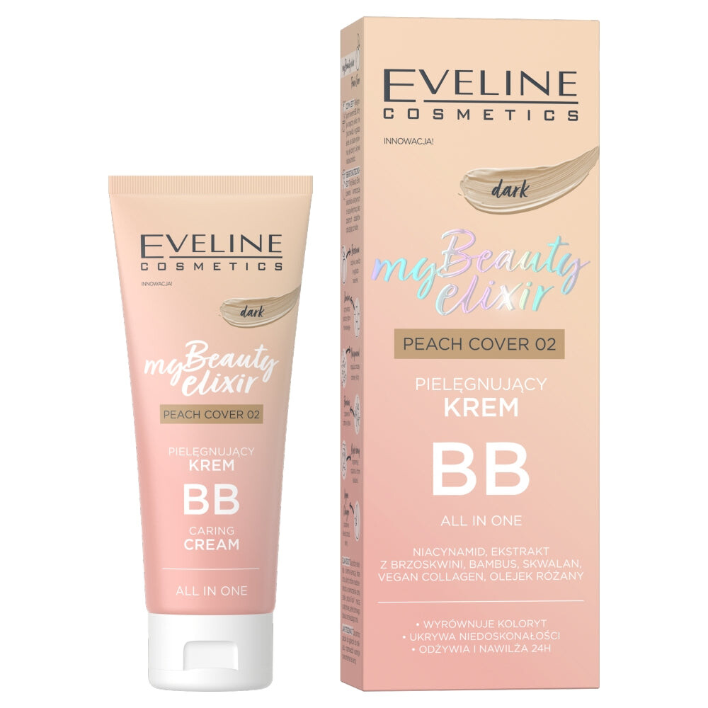 

Eveline Cosmetics My Beauty Elixir питательный BB крем все в одном 02 Peach Cover Dark 30мл