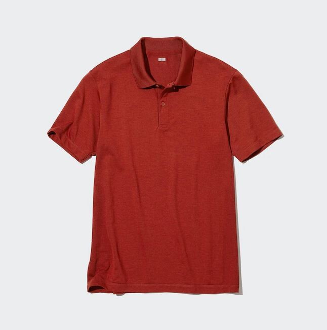 

Футболка Uniqlo Dry-Ex Polo, красный